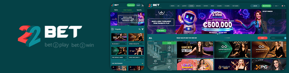 22Bet Casino Bonuses