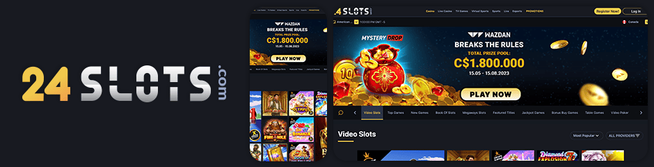 24 slots casino bonus