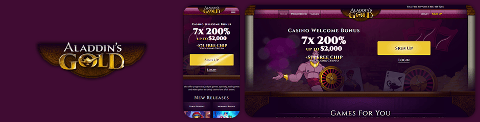 aladdin's gold bonus