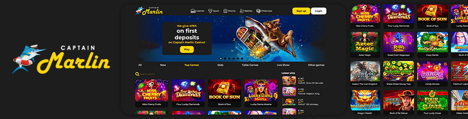 Captain Marlin Casino Bonus