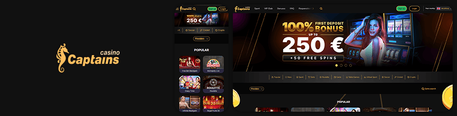 CaptainsBet Casino Bonuses