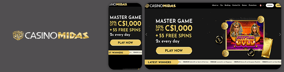 midas casino top 10 bonus