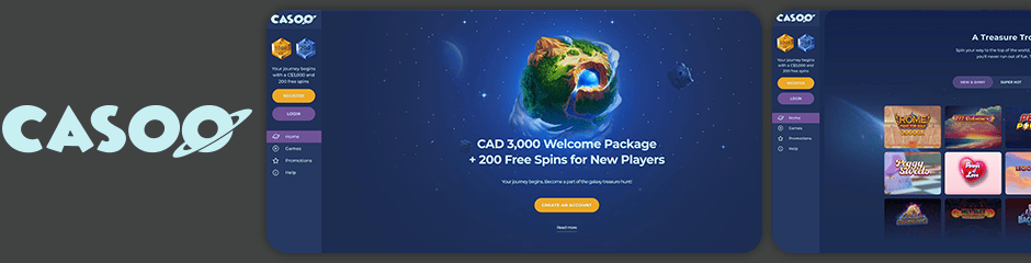 Casoo Casino Bonuses