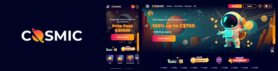 cosmicslot casino bonus