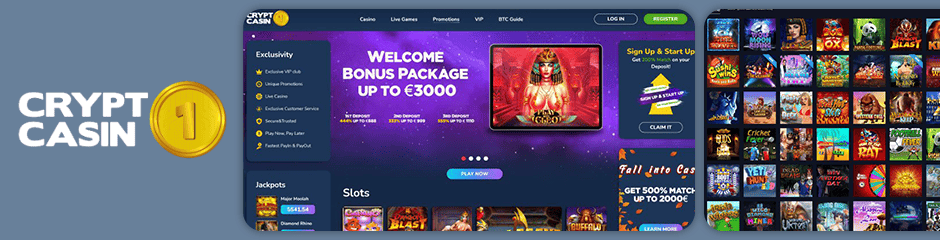 Crypto 1 Casino Bonuses