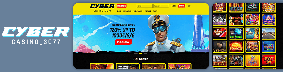 cyber casino 3077 Bonus