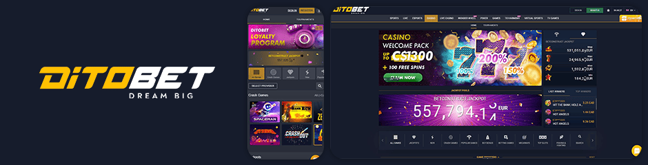 DitoBet Casino Bonuses