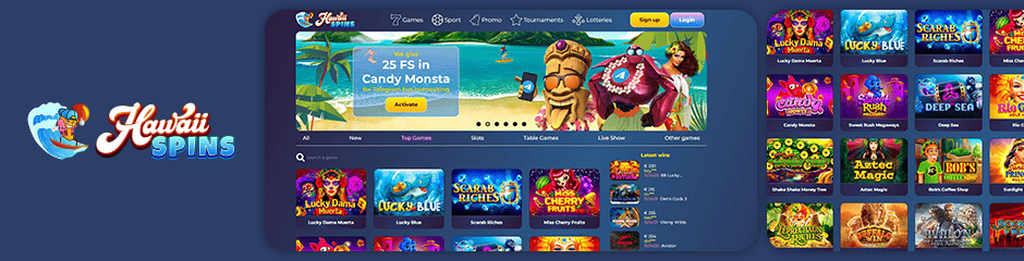 Hawaii Spins Casino Bonuses