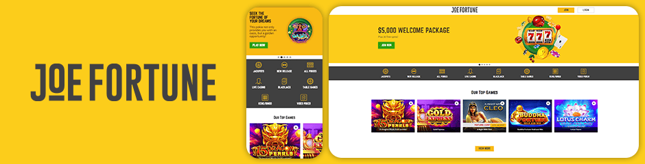 Joe Fortune Casino Bonus