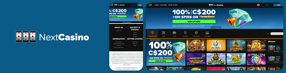 NextCasino Bonus