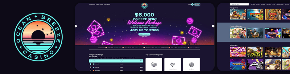 Ocean Breeze Casino Bonus