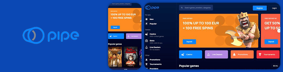 Pipe Casino Bonus