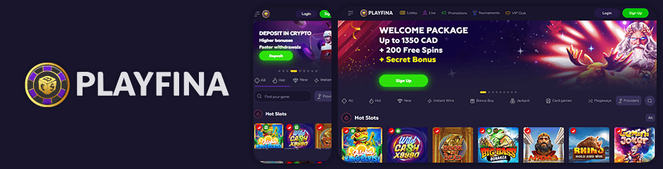 Playfina Casino Bonuses