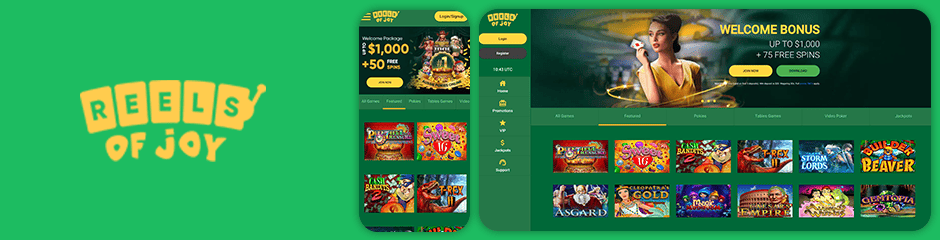 Reels of Joy Casino Bonuses