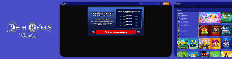 rich reels casino top 10 bonus