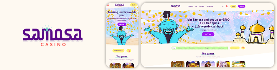 Samosa Casino Bonus