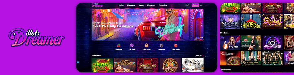 SlotsDreamer Casino Bonuses