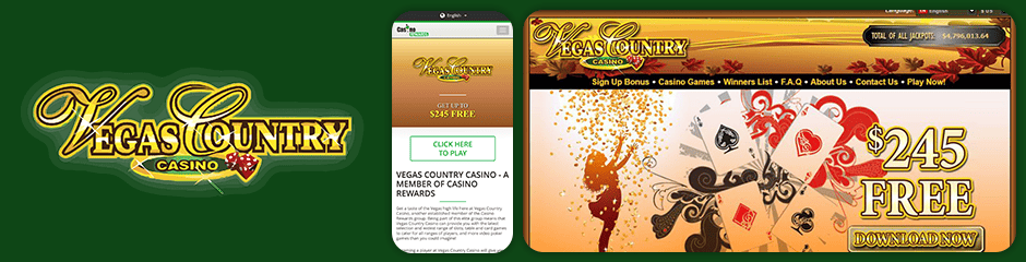 Vegas Country Casino bonus top 10 casinos