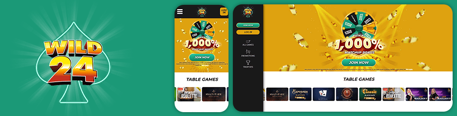 Wild 24 Casino Bonuses