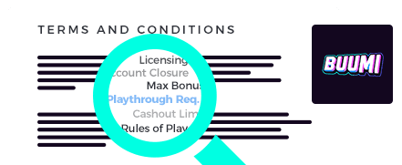 Buumi Casino Terms