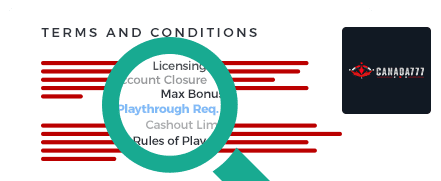 Canada777 Casino Terms