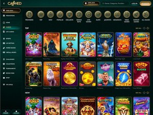 Cashed Casino software screenshot