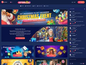 Celsius Casino website screenshot