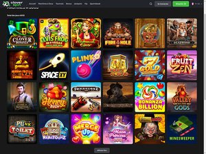 CloverSpin Casino software screenshot