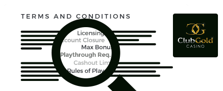 Club Gold Casino Terms