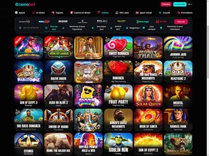 Cosmobet Casino software screenshot