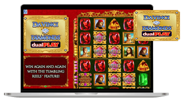 da vinci diamonds dual play slot