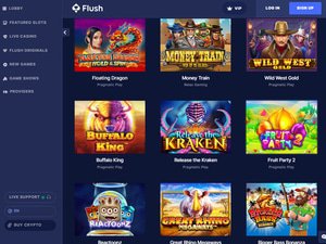 Flush Casino software screenshot