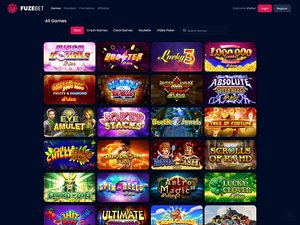 FuzeBet Casino software screenshot