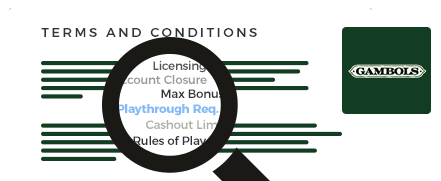 Gambols Casino Terms