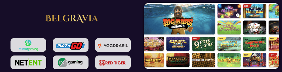 Belgravia Casino games and software