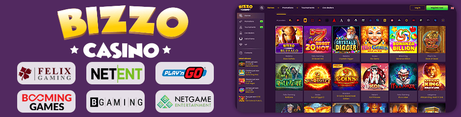 Bizzo Casino games and software