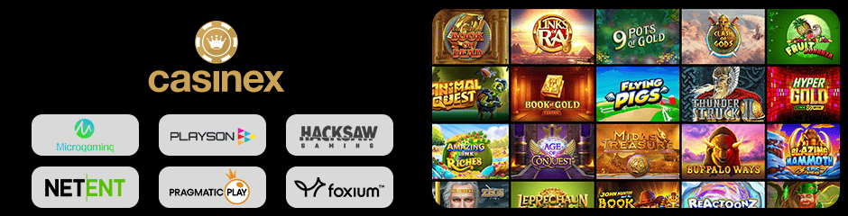 Casinex Casino games and software