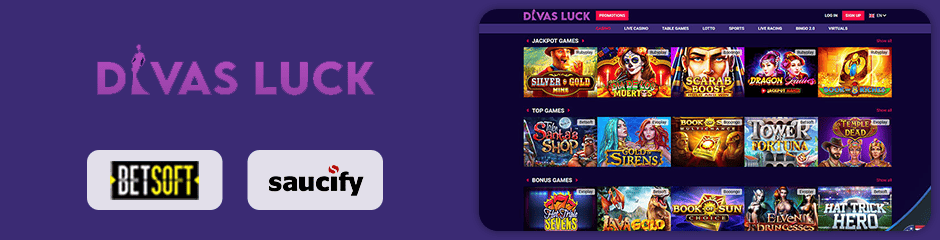 Divas Luck Casino game and software