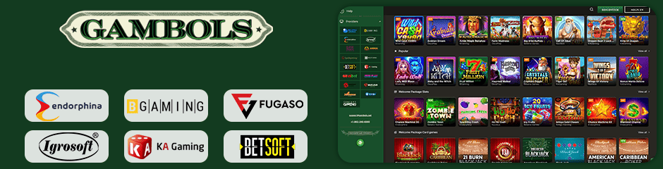 Gambols Casino games and software