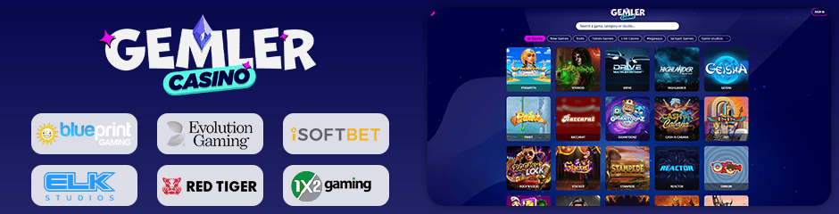 Gemler Casino games and software