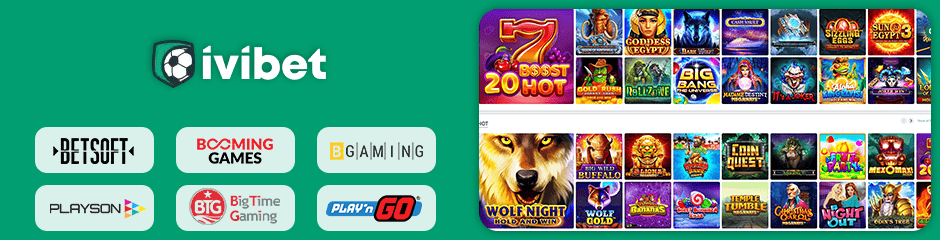 Ivibet Casino games and software