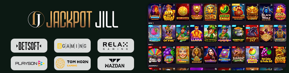 Jackpot Jill Casino games and software