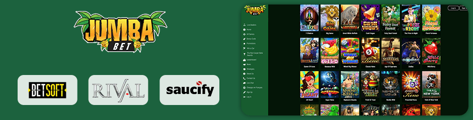 Jumba Bet Casino games and software