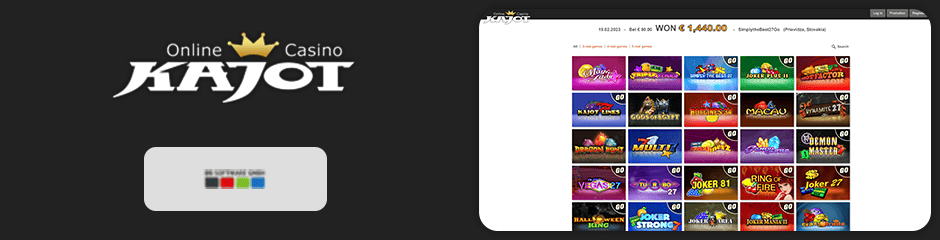 Kajot Casino games and software