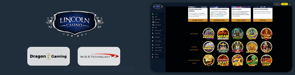lincoln casino games and software
