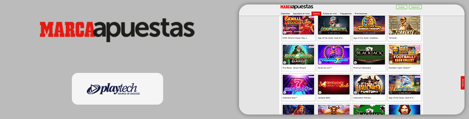 Marcaapuestas Casino games and software