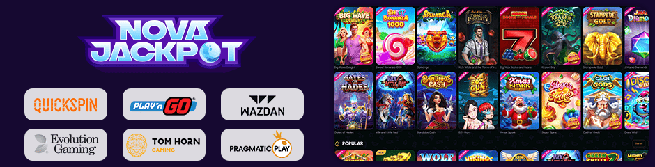 nova jackpot casino games and software