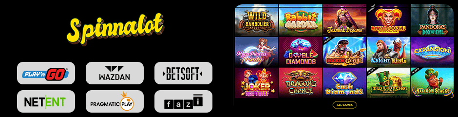 Spinnalot Casino games and software