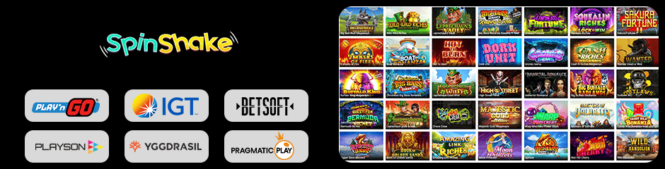 spinshake casino games and software