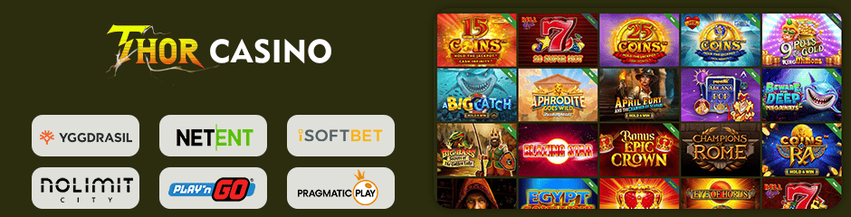 thor casino games and software